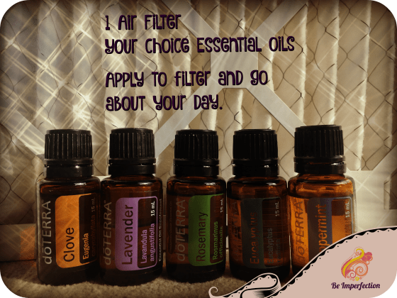 air filter essential oils